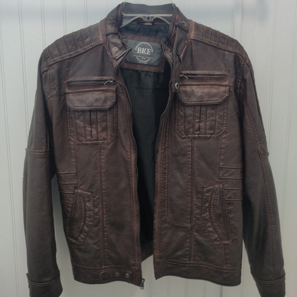 Faux Leather Jacket